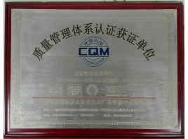 質(zhì)量管理體系認(rèn)證獲證企業(yè)